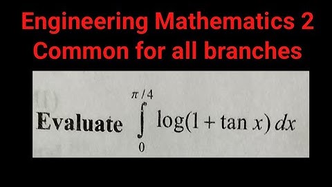 | Evaluate integral 0 to π/4 log(1+tanx).dx | in Telugu || definite integrals || M2 | inter maths 2B