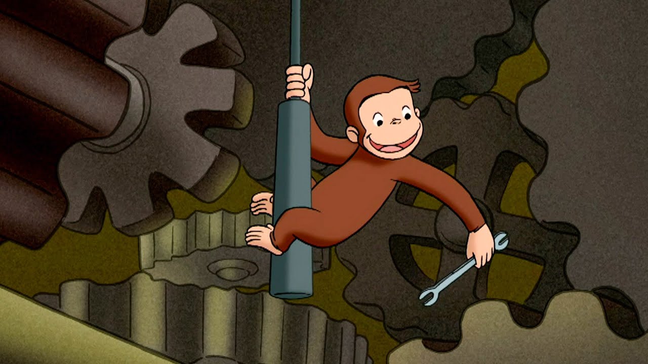 ジョージ、大時計を修理する 🐵 おさるのジョージ - YouTube