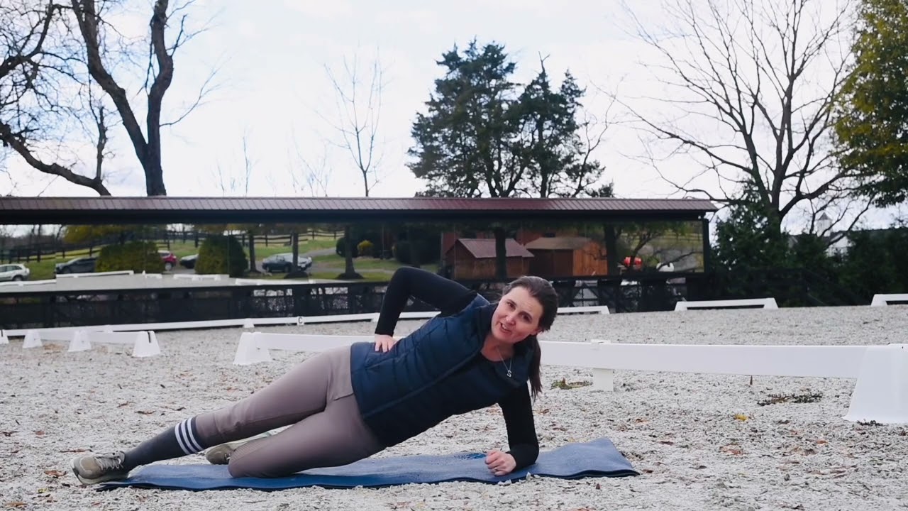 Master the Side Plank for Better Riding Balance | Equestrian Fitness