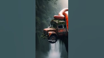 AI Nature Exploration l Travel Discovered l Python vs Bus #shorts #python #bus #short #amazing #wow