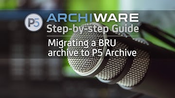 How to Migrate Archived Data from BRU Software to Archiware P5 Archive - LTO Tape, Disk or Cloud