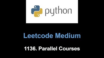 Leetcode 1136. Parallel Courses (topological sort)