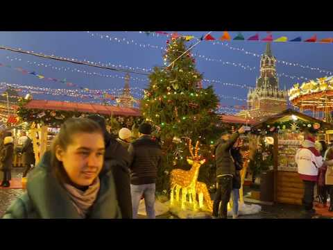 Рождество на Красной Площади. Christmas  on the Red Square.