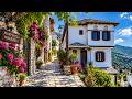 The Beautiful Greek Village Hanging Above the Sea