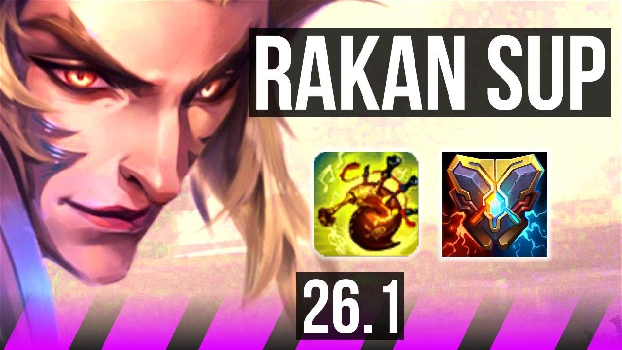 RAKAN & Xayah vs LULU & Aphelios (SUP) | Good KDA: 6/1/10 | EUW Master | 26.1