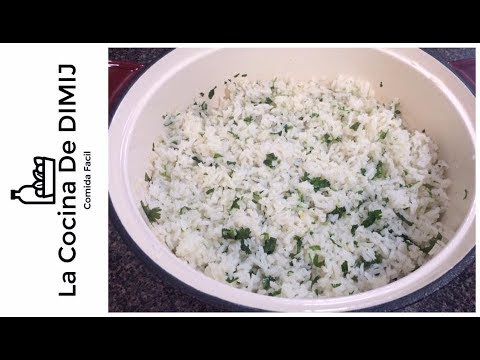 Arroz con Cilantro y limon - YouTube