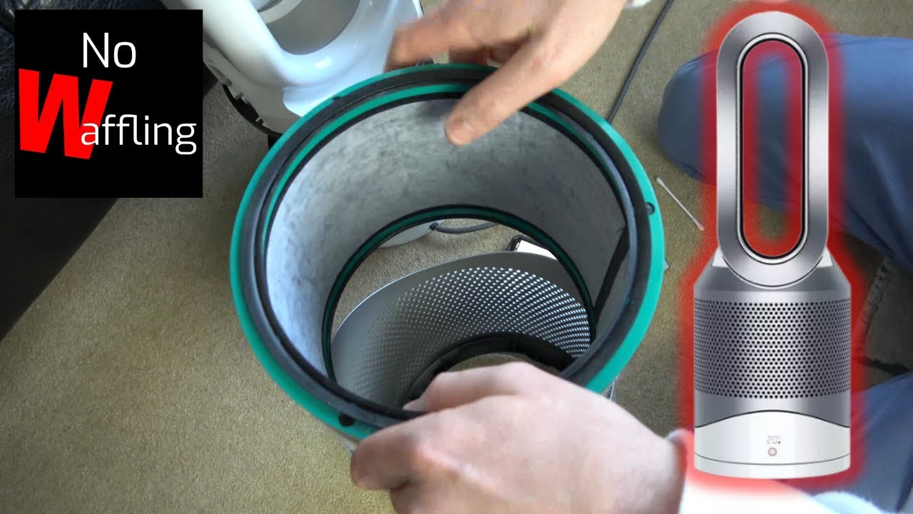 How to Change the Filter on Dyson HP02 Hot and Cold Air Purifier Fan ...