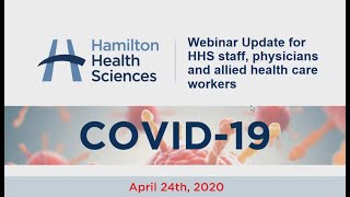 COVID-19 - Staff Webinar - April 24, 2020