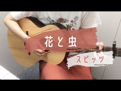花と虫/スピッツ　ギター弾き語り　歌詞コード付き　女性キー+3
