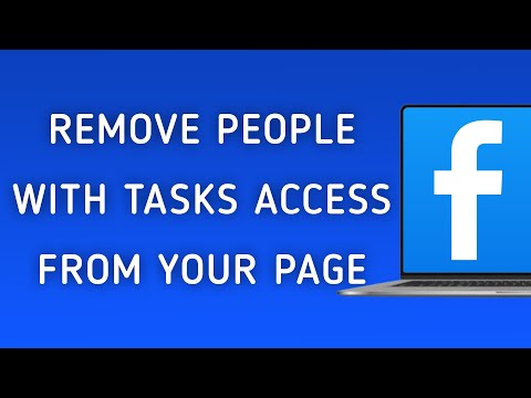 How To Remove People With Tasks Access From Your Page On Facebook App On PC (New Update)