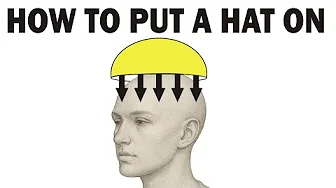 How to put a hat on
