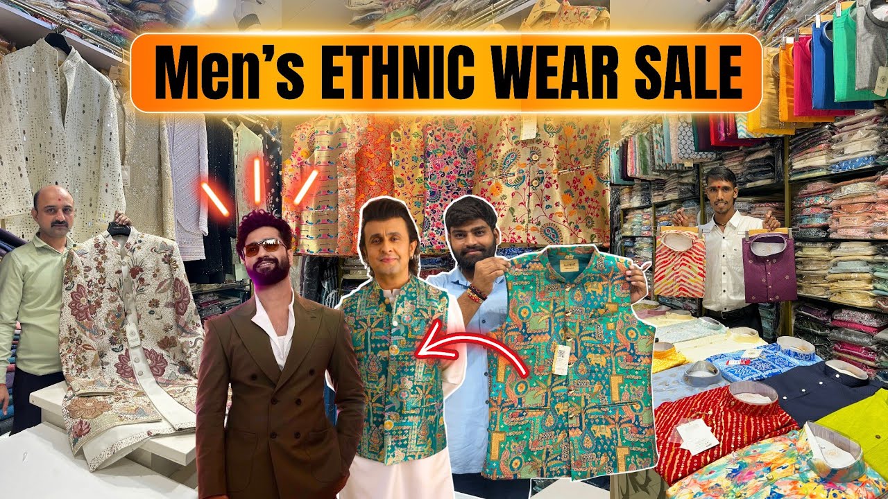 Men's ETHNIC WEAR SALE | Latest Wedding & Festive Outfit| Men's Wear Manufacturer|Kurta, Indowestern