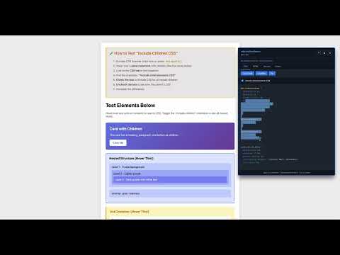 Chrome Extension - CSS Scanner Pro