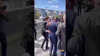 MAN Throws Red Liquid On Reza Pahlavi | Geo News English