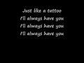 Jordin Sparks - Tattoo (with lyrics)