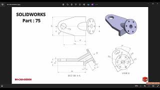 SolidWorks tutorial 3D Modeling: Part 75