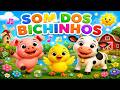 Sons dos Animais da Fazenda 🐮🐴🐔 | Música Infantil | Turma do Betinho