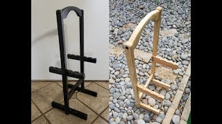 TV Tray Stand Refurbish Always hated the idea of having to waste space by placing a TV Tray stand somewhere that allows you to access both sides of the