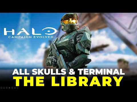 The Library Collectibles - All Skulls and Terminal Location | Halo Campaign Evolved