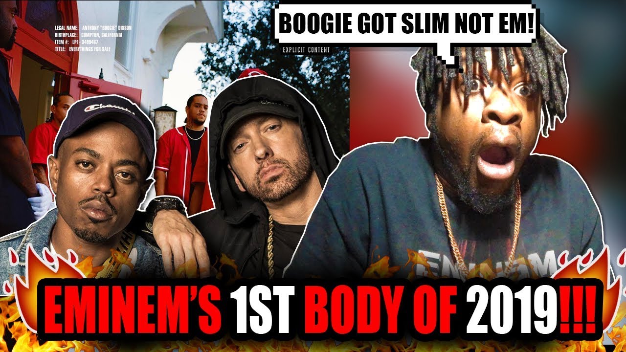 Eminem's First Body Of 2019! | Boogie ft. Eminem Rainy Days (REACTION!)
