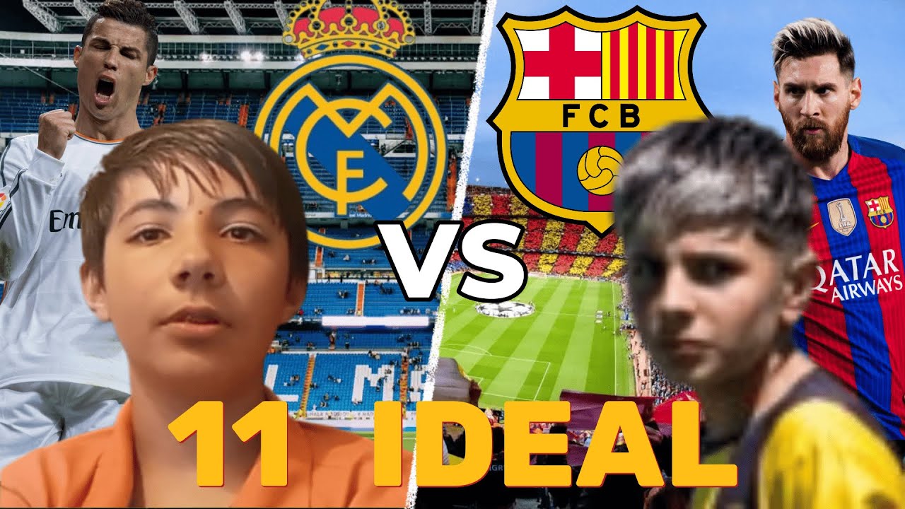 11 IDEAL (REAL MADRID) vs. 11 IDEAL (BARCELONA) QUINO VS SANTI (DEBATE FUTBOLÍSTICO)