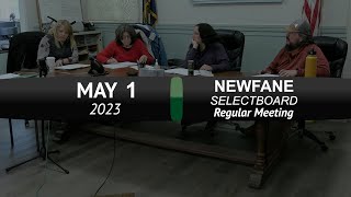 Newfane Selectboard: Newfane SB Mtg 5/1/23
