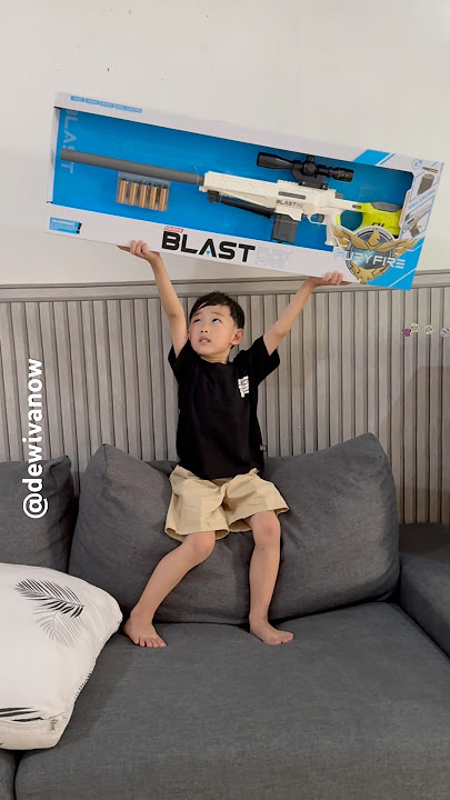 Kado dari daddy #kadoulangtahun #dewivanow #snipers  #snipergun