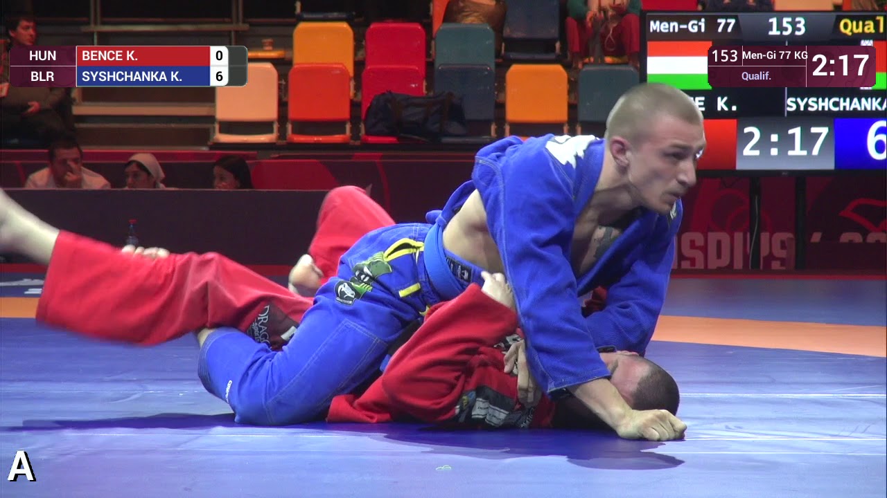 Qual. Men-Gi - 77 kg: K. BENCE (HUN) v. K. SYSHCHANKA (BLR)