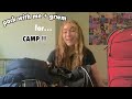 PACK WITH ME + GRWM FOR CAMP *what to bring to camp*