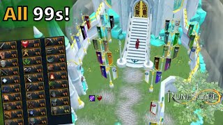 RuneScape - 17 Skills to 99 at once with Max Party!