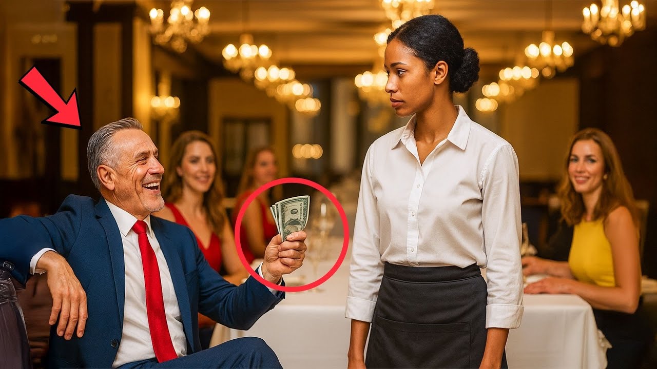 “TE DOU MIL DÓLARES SE ME SERVIR EM INGLÊS!” — ZOMBOU O MILIONÁRIO… MAS ELA O RESPONDEU EM 5 IDIOMAS