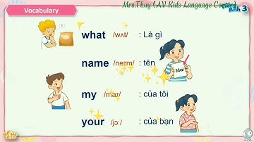 Unit 2 - Lesson 1: Our name (Tiếng Anh 3- Global Success)