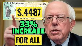 📈NEW Bill S.4487 🥳 Social Security Increase 💰Social Security Stimulus Checks Raise! SSI, VA, SSDI ?
