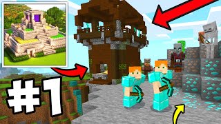 Craft Block Building Adventure Multiplayer Survival EP 1 - Village & Pillagers Raid