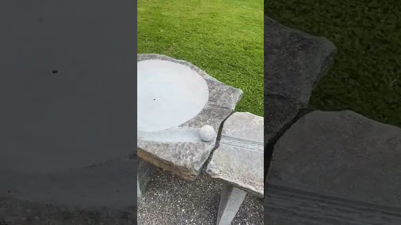 Archaeologist demonstrates a pre-historic music 'Lithophone' 