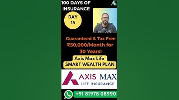 Gegarandeerd ₹50.000/maand gedurende 30 jaar – Axis Max Life Smart Wealth Plan uitgelegd!