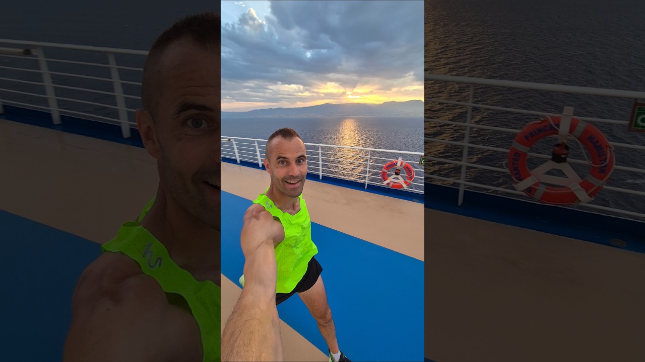 How far I Ran on a 7 day Cruise? #ad #princesscruises
