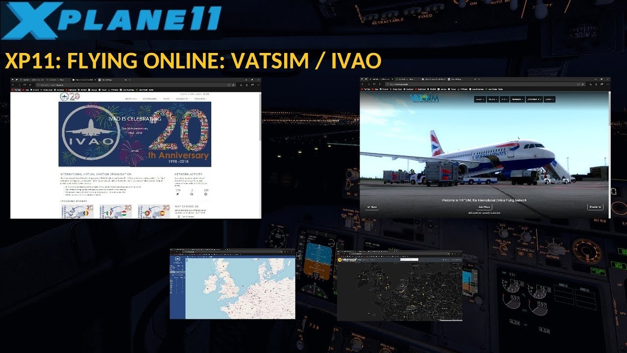 Онлайн ивао карта