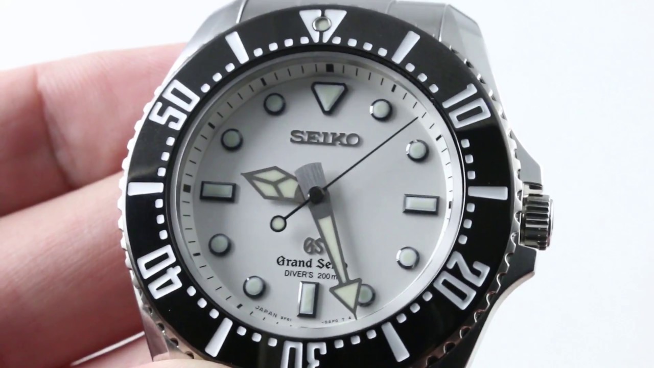 Grand Seiko Diver 9F61  SBGX115 Luxury Watch Review - YouTube