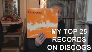My top 25 on Discogs: vinyl records (album LP)