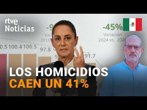 México registra la mayor caída de homicidios en diez años bajo el gobierno de Sheinbaum