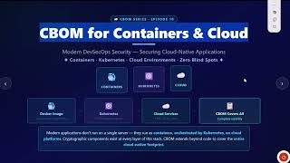 CBOM for Containers & Cloud | Kubernetes & Runtime Security Explained #cbom #devsecops #devops
