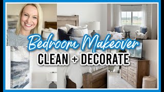 NEW HOUSE BEDROOM MAKEOVER | SUMMER CLEAN &amp; DECORATE WITH ME 2023