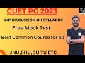 CUET PG ,SYLAABUS, COURSE AND 60 DAYS PLAN DISCUSSION |#CUETPG #CUETMA #JNU #BHU