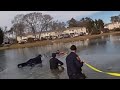 8-year-old boy meets officers who saved him from a frozen pond