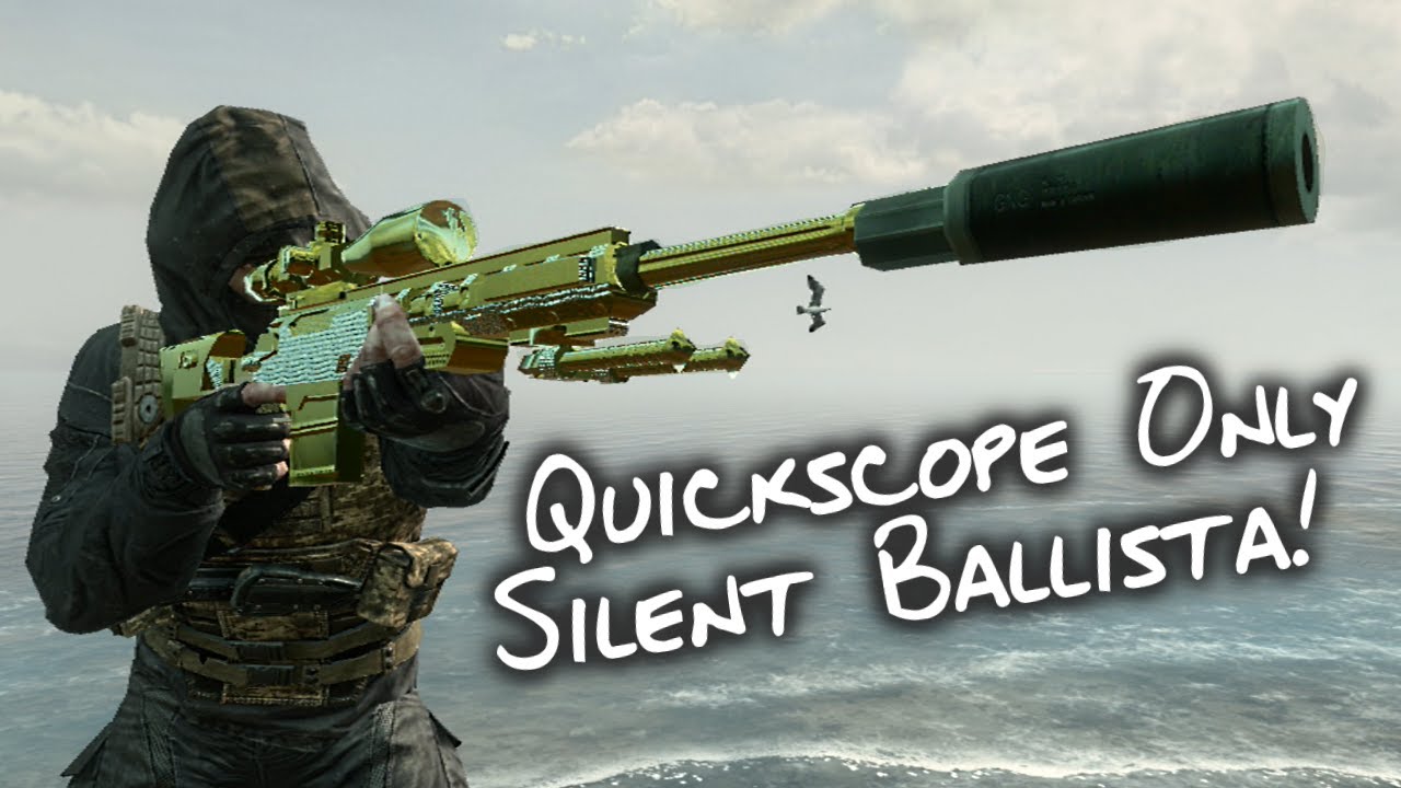 BO2: Quickscope ONLY w/ Suppressed Ballista! - YouTube - 