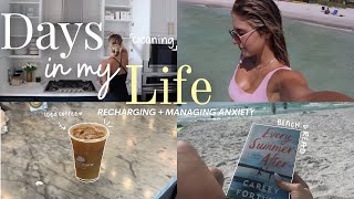 VLOG: how i RECHARGE when feeling anxious, + how i've REALLY been.. & managing stress.