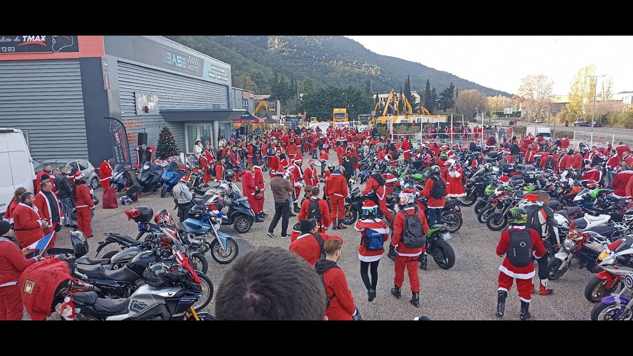 ride des peres noel marseille 2022