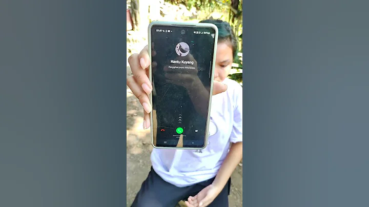 ditelf0n h4ntu kuyan9😱 #shorts