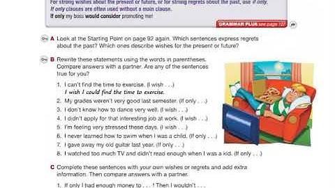 Unit 11 Wish and Regrets passages